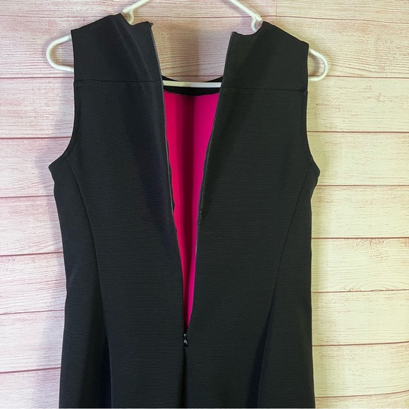 Worthington Pink Black Dress Size Medium - Picture 7 of 7